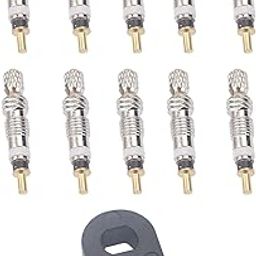 BNF® Generic Presta Valve Core Kit Universal Br Professional with Removal Tool 10Pcs| Motors | Parts & Accessories |Valve Stems & Caps|1 Presta Valve Core Kit-20