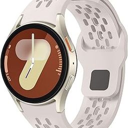 VEMIGON No Gap Silicone Sport Strap Compatiable with Samsung Galaxy Watch Band 7/6/5/4/FE 40mm 44mm/ Watch 6 Classic 47mm 43mm/ 4 Classic 46mm 42mm/ 5 pro 45mm (Watch Not Included)-image-92