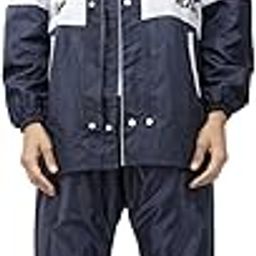 Bulfyss Raincoat 100% Waterproof Polyester Reversible Double Layer Rain Coat For Men Bike with Pants, Adjustable Hood, Inner Mobile Pocket and Storage Bag-35