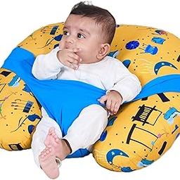 Amazon Brand – Supples Baby Feeding Pillow | Adjustable Nursing Pillow with Belt & Support Hoop | Removable Cotton Blend Cover | Maternity Breastfeeding Pillow | Yellow-image-42