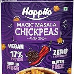 Happilo Premium Super Snack Magic Masala Chickpeas 110g, Crunchy and Delicious, Super Healthy-image-45