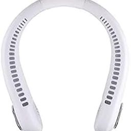 A Connect Z Portable Rechargeable Neck Fan Personal Bladeless Air Conditioner Collar Hanging Shoulder Neckfan, Neck Wearable Ac Cooler Neckband Fans For Summer Cooling,Men,Women,Kitchen,Outdoor-image-14