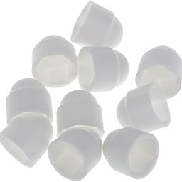 SAZ DEKOR 10pcs M6 White Dome Bolt Nut Protection Caps Cover Hexagon Screws-3