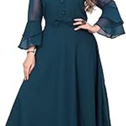 Designer Dyed Georgette Stitched Anarkali Gown for Women-image-49