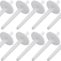 VELURA SYDL 10x Solid Sewing Machine Spool Pins Spare Bobbin Winder 7x3cm Spindle Holder| Sewing Machine Accessories |Crafts-image-2