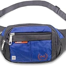Waist Chest Bag for Men Women Belt Sling Pouch Crossbody Unisex Crossover Fanny Pack One Side Travel Hiking Zip Bag Multipurpose Adjustable Strap Shoulder Running Money Phone Bag-68