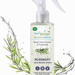 Desi Goodness Rosemary Water Spray For Hair Growth (200 ml) | Hair Spray for Hair fall| Rosemary & Rice Hair Mist | Adds Shine | Helps Reduce Hairfall | Strengthens | Suitable For All Hair Types,-image-96