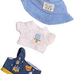THE STYLE SUTRA Mini 17cm 6inch Doll Clothes Costume Girl Doll Outfits for 17cm Pendant Doll with Hat-image-85