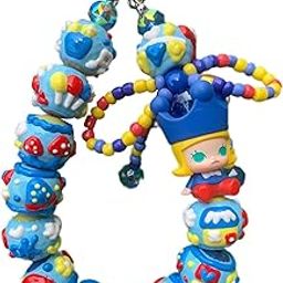 TRENDYNEST Keyring Bracelet Beads Bag Pendant Wristlet Phone Charm Hanging Ornament Blue-image-9