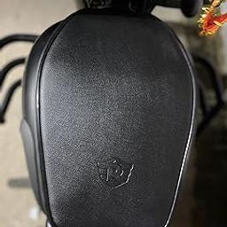 Sahara Seats Compatible with All New Classic 350/ Be Reborn/Next Gen Pocket Tank Cover (Black)-image-11