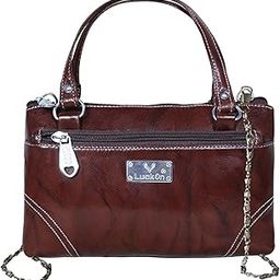 Women's Pure Leather Mini Handbag with Long Detachable Shoulder Chain Strap Ladies Purse for Regular Use (Dimension L- 8 x H- 5 Inch)-image-88