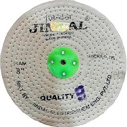 cotton cloth buffing polishing jndal buff 8" 2 ply exclusive with stainless polish pack of 1-image-88