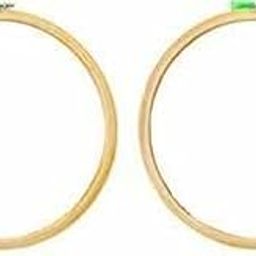 Wooden Embroidery Hoop Ring Frame (2 Pcs) - 16 Inch, Durable Wooden Material with Plastic Screw Knob-picture-30