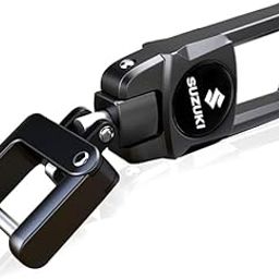 GREENWORLD Alloy Steel Black Colour Car Key Fob Key Chain Heavy Duty Keychain For Suzuki/Dzire/Swift/Breeza/Scross/Baleno/Alto/Wagonr/Xpresso/Ciaz/Ignisar (Only Keychain)-18