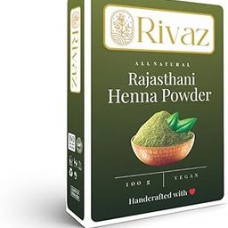 Rivaz 100% Pure & Organic Henna Powder for Hair | Triple shifted Henna powder | Lawsonia Inermis | Rajasthani Sojat G.I. Tagged Henna | 100G-image-23