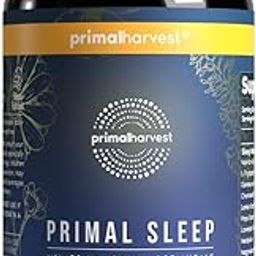 Sleep Support Supplement, 60 Capsules with Valerian Root, L-Tryptophan, GABA, Chamomile, and Melatonin 3mg…-image-73