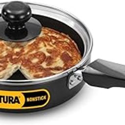 Hawkins Futura 16 cm Frying Pan, Non Stick Fry Pan with Glass Lid, Induction Omelette Pan, Small Frying Pan, Black (INF16G)-image-15