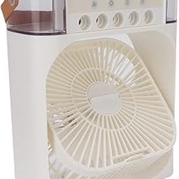 Mini Air Conditioner, Portable Air Conditioner Fan Rechargeable Practical USB Detachable for Office for Home for Travel-image-4