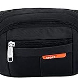 Running Waist Pack Portable Chest Bag for Women Men Casual Hiking Fanny Pack Black | Backpacks, Bags & Briefcases | Mens Accessories-image-56