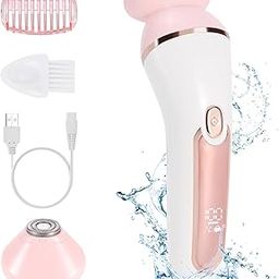 Electric Shaver for Women, YHC 2-in-1 Womens Electric Razor for Face, Legs, Underarm Hair Removal, Rechargeable Bikini Trimmer with LED Display, Cordless, Painless, Wet & Dry Use.-image-53