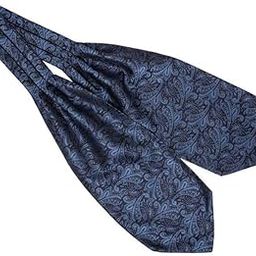 Royal Paisley Navy Cravat For Men-image-94