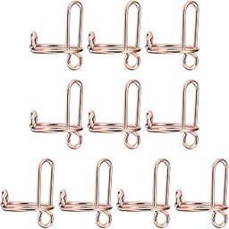 CALANDIS 10 Pieces Fingernail Rings Removable Nail Art Decoration Halal Nail Rings Set rose gold | Nail Art Accessories | Nail Care, Manicure & Pedicure-image-5