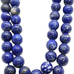 Blue bijoux Natural Stone Lapis Lazuli Beads 8MM Polished Smooth AA Grade Round Gemstone Beads for Jewelry Making-image-80