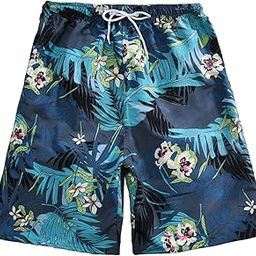 ™ Men's Swim Trunks without Mesh Liner Loose Big Quick Drying Printed Beachwear 2XL Blue | Swimwear | Mens Clothing-image-30