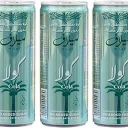 Milaf Colas Carbonated Soft Drink | Dates Extract | Delicious & Healthy | Each 240ml x Pack Of 3-picture-24