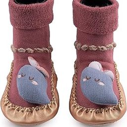 Kids Anti-Skid Breathable Socks Shoes for Baby Boys Girls Non Slip Soft Cotton Sole Booties for Toddler | 3 Month To 2 Years-image-61