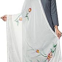 Summer Collection Chiffon Floral Printed Lace Border Dupatta for Women – Soft & Lightweight-image-4