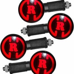 SORAX "R Style LED Side Indicator (Set of 4) Red and Yellow For Bullet Classic Standard 350, 500, Electra, Twinspark-image-27