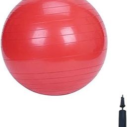 Physiostore Gymball Swiss Ball Exercise Ball 45cm 55cm 65cm 75cm 85cm 95cm with Air Pump (45cm Red)-image-18