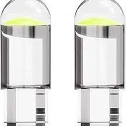 T10-COB Universal Glass Enclosed T10 W5W LED Parking Light For Car,Parking Light for Bike Interior Pilot License Plate Dome Indicator Lamp Bulb (White) Pack Of 2-14