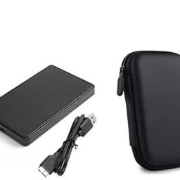 500 GB External Hard Disk Drive (HDD) with External HARDDRIVE CASE Free (Black) (K)-12