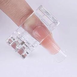 BORN PRETTY 1PCS Practical False Nails Clamp Nail Tips Clip Transparent Finger Poly Quick Building Gel Extension Nails Art Manicure Tool (BP-Nail Clip)-image-1