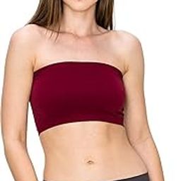plumbury Women's Nylon Spandex Non-Padded Wire Free Tube Bra Bra-picture-23