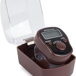 Aim Emporium Manual Digital Hand Tally Counter/Finger Counter with Led Light Color Brown-image-17