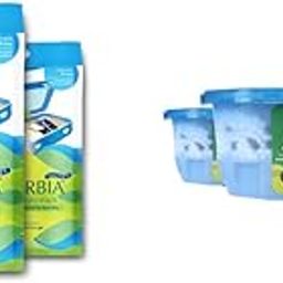 Absorbia Moisture Absorber | Absorbia Sachet - Pack of 3 (200ml Each) | | BLU Moisture Absorber with Activated Charcoal Pack of 3(200g each) | Dehumidifier for Wardrobe, Cupboards & Closets…-image-21