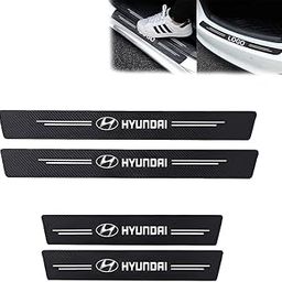 Pivdo® 4PCS Car Door Strip Carbon Fiber Wrap Sill Edge Anti Scratch Tape Car Door Guard for Venue, Creta, Alcazar, Aura, Tucson, Kona, Verna, i10, i20, Xcent, Santro, Accent, Ioniq, Exter-picture-21