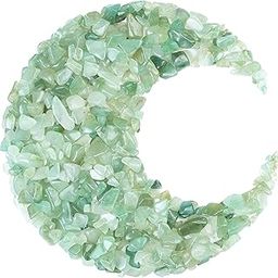 ZAICUS 115g Green Jade Tumbled Chips - Natural Healing Crystals for Aquarium, Vases, Plants, Fountains, Flower Pots, Wishing Bottles, and Decorative Uses - Crushed Stone Chips-image-27