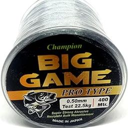Coral-BigGame Dia 0.50mm Length 400Meter Colour Gray Monofilament Fishing Line (Pack of 1)-image-1