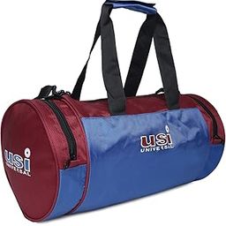 Duffel Bag Foldable 562DK Gym Bag for Men Women Lightweight with 2 Side Pocket for Travel | Sports Duffle Bags for Travel Swimming Fitness & Workout with Shoulder Strap (Red/Blue)-image-57