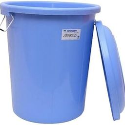 AADB Plastic Samruddhi Plastic Unbreakable Food Grade Plastic Storage Drum 30 LTR-Blue-22