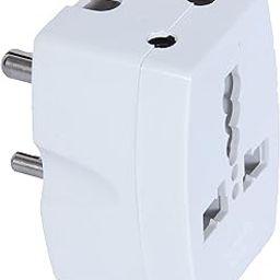 3-pin Converter Multiplug Adaptor with 3 Sides Power Outlet/Conversion Plug 6A to 16A for Geysers, AC, Microwave, Etc/Travel Socket 5amp to 15amp ( Pack of 1)-16