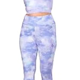 umildo All Over Print Leggings and Sports Bra Set for Women – High Waist, Comfortable, Moisture-Wicking Activewear for Yoga, Gym, Running, and Workout – Stylish and Durable Sportswear Set (S to XL)-picture-3