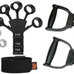 ZENITRAIN New Finger Gripper with Toning Tube Strengthener for Climbing | Guitar | Forearm | Exerciser for Hand Therapy | Finger | and Wrist Muscles-Compact and Portable Finger Stretcher-image-72