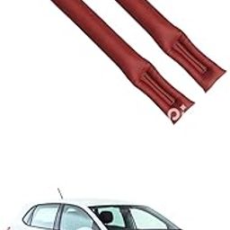 LOVMOTO Universal Car Gap Filler Organiser Car Seat Gap Filler, Car Seat Gap Organiser, PU Leather Car Accessories, Car Seat Console Side Pockets for Storage Comfortable With Po-lo-image-18