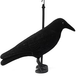 CALANDIS® Garden Flocked Hard Plastic Black Crow Hunting Decoy Raven Halloween Prop-picture-17