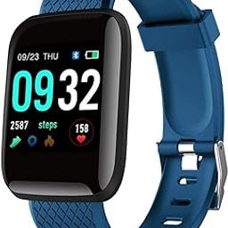 Drumstone (12 Years Warranty D116 SmartWatch for Android Phones with Heart Rate & Blood Pressure Monitor, Sleep Monitor, Information Render & Step Counter Fitness Tracker for Men, Women and Kids_M23-image-52